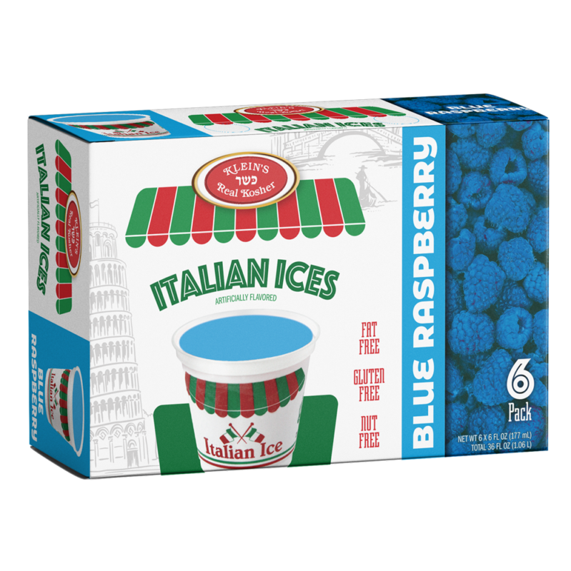 Blue Raspberry Italian Ices - Kosher Ice Cream